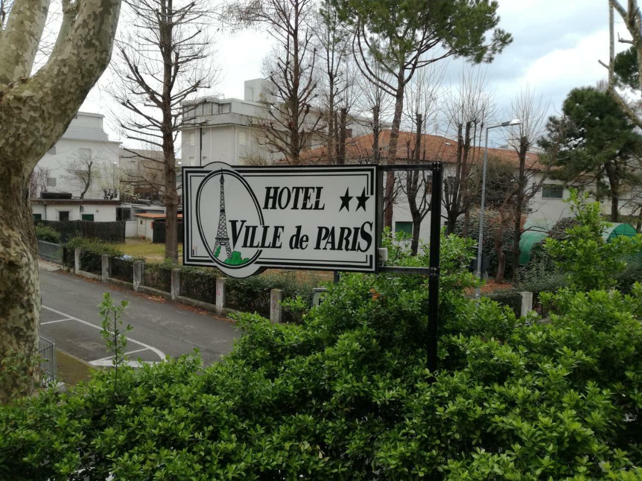Hotel Ville De Paris Riccione Exterior foto